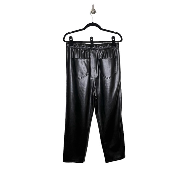 Zara Faux Leather The Weekend Pants in Black Size Medium - Picture 8 of 9